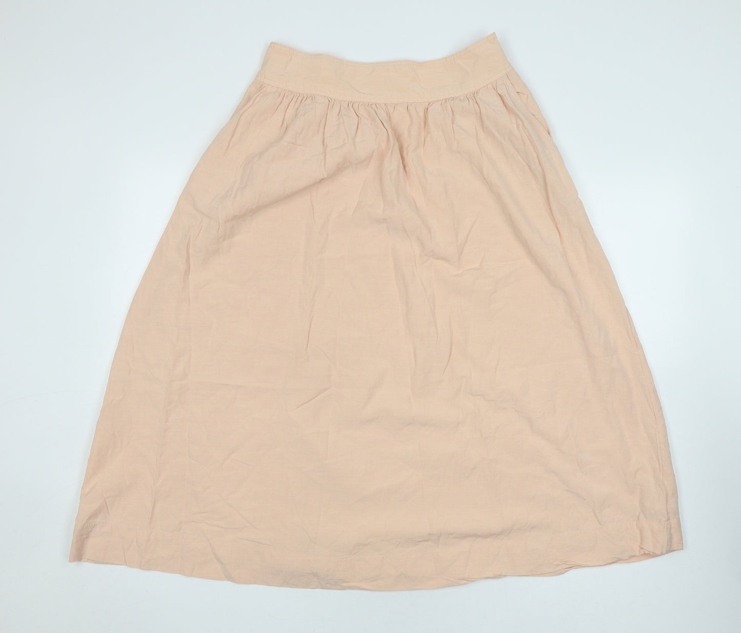 GAP Women's Beige A-Line Midi Skirt Size 12 Casual