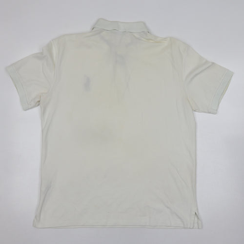 Polo Golf Men's White Polo Shirt L Athletic Fit