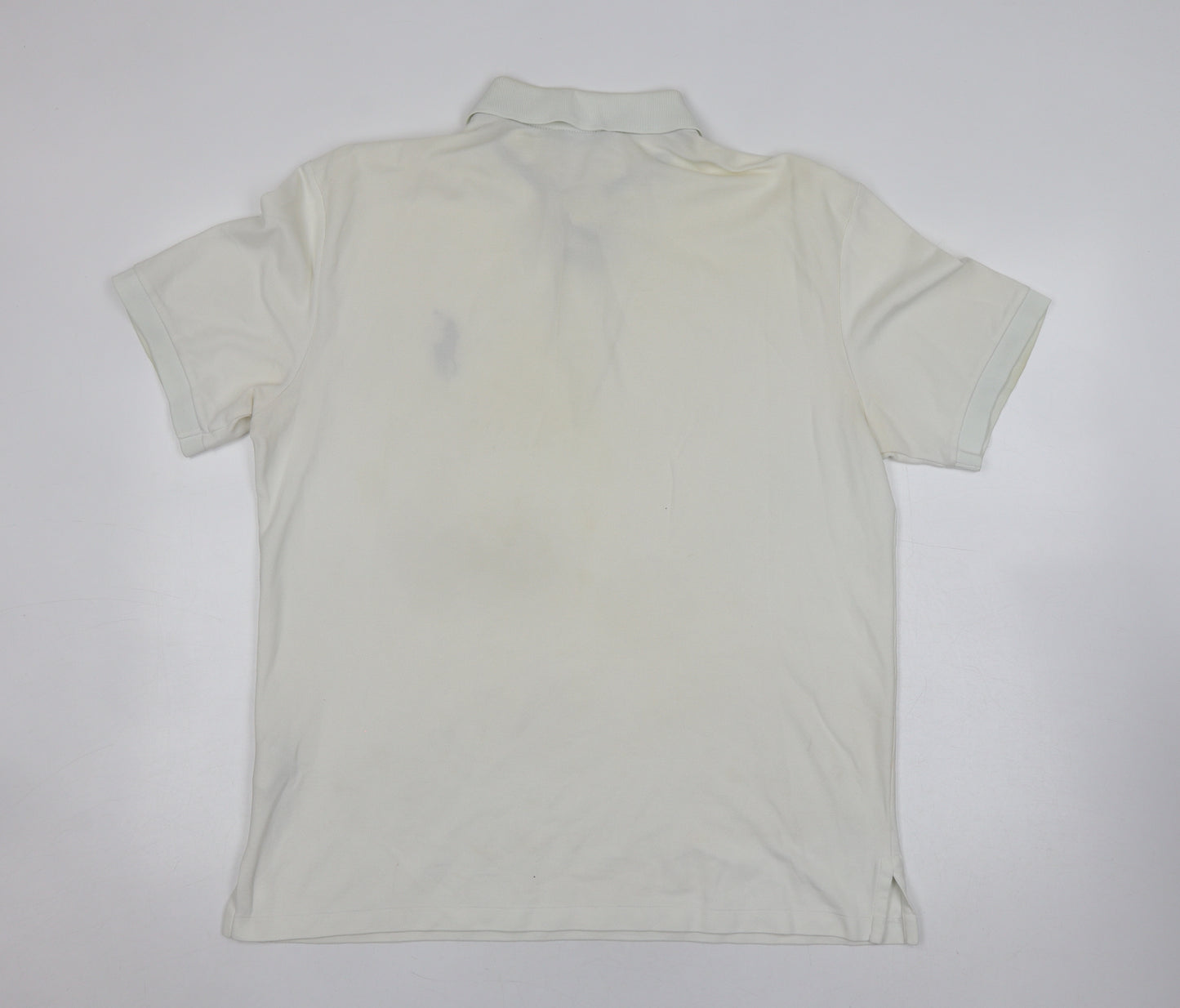 Polo Golf Men's White Polo Shirt L Athletic Fit