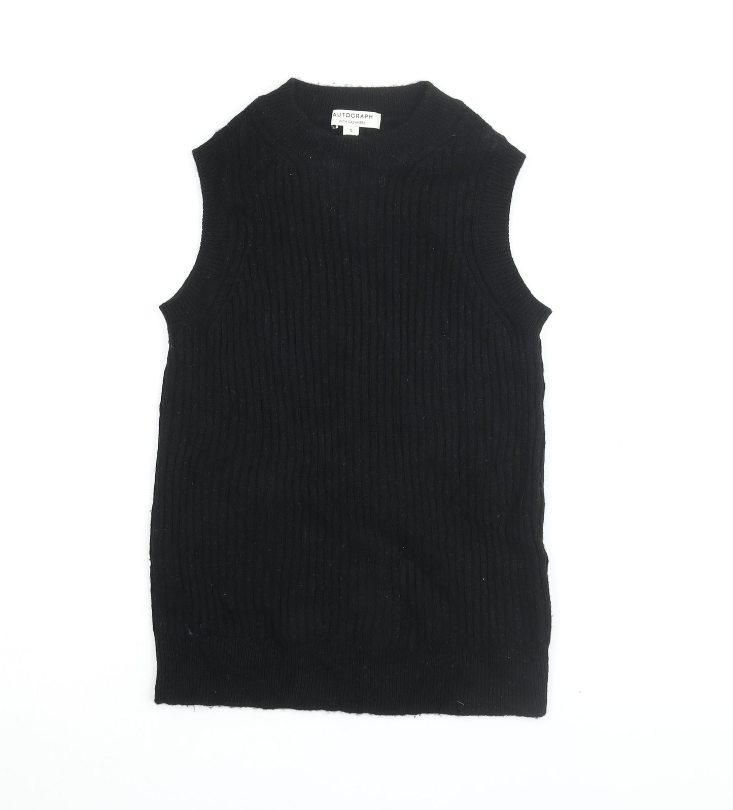 Marks and Spencer Women's Black Tank Top Small