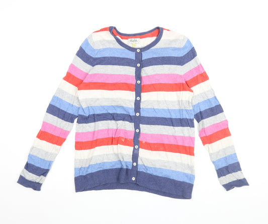 Heyton Women's Multicoloured Striped Cardigan, Size 14