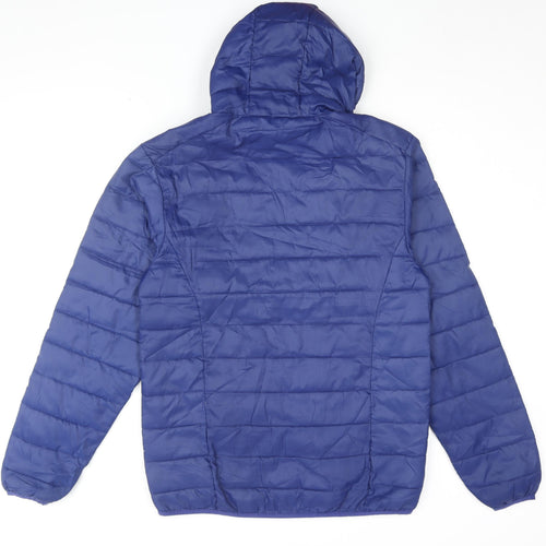 Freedom Trail Men's Blue Puffer Jacket Small