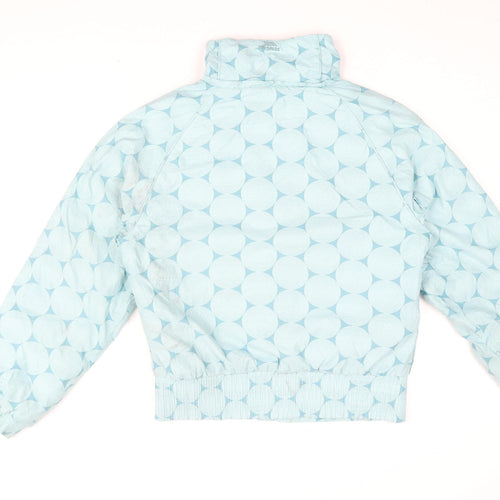 Trespass Women's Blue Polka Dot Jacket, Size M - Water Resistant