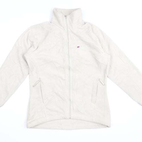 Berghaus Women's Ivory Full Zip Fleece Sweatshirt Size 12