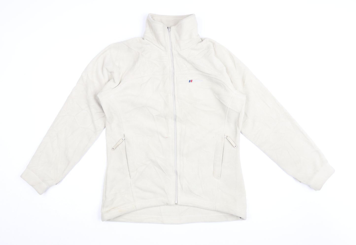 Berghaus Women's Ivory Full Zip Fleece Sweatshirt Size 12