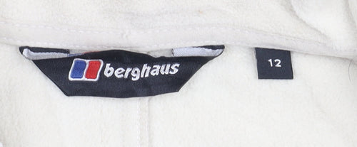 Berghaus Women's Ivory Full Zip Fleece Sweatshirt Size 12