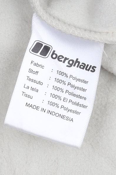 Berghaus Women's Ivory Full Zip Fleece Sweatshirt Size 12