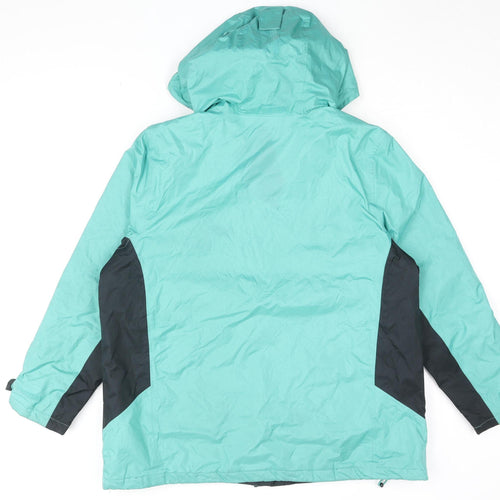 Bm Women's Green Size 18 Regular Fit Rain Coat