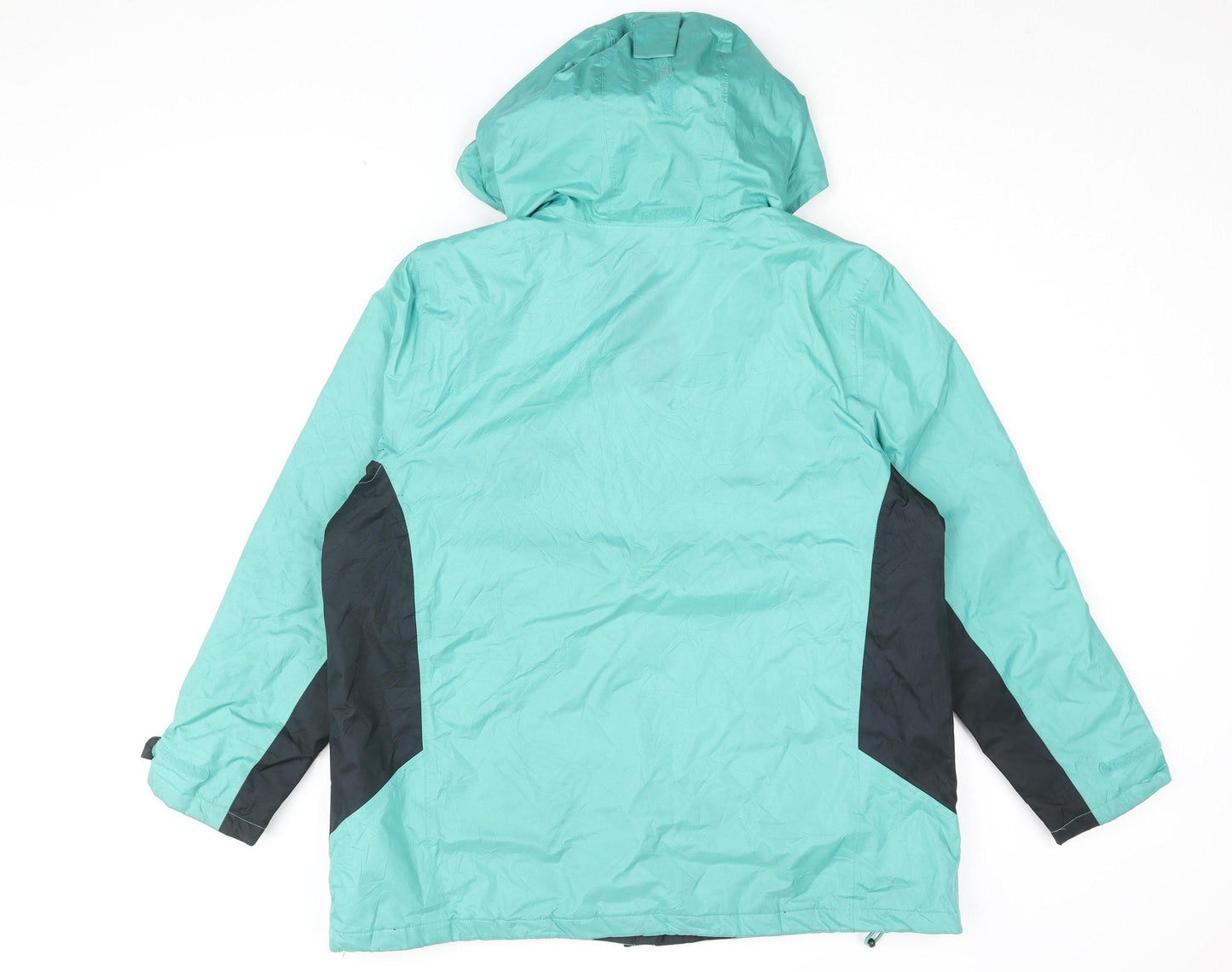 Bm Women's Green Size 18 Regular Fit Rain Coat