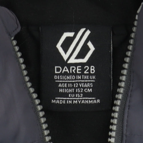 Dare 2b Boys Black Puffer Jacket 11-12 Years Winter Ski