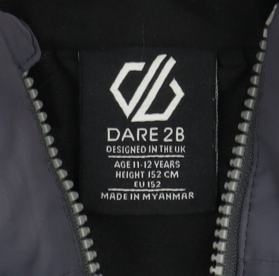 Dare 2b Boys Black Puffer Jacket 11-12 Years Winter Ski