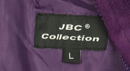 JBC Collection Women's Purple Full Zip Sweatshirt L