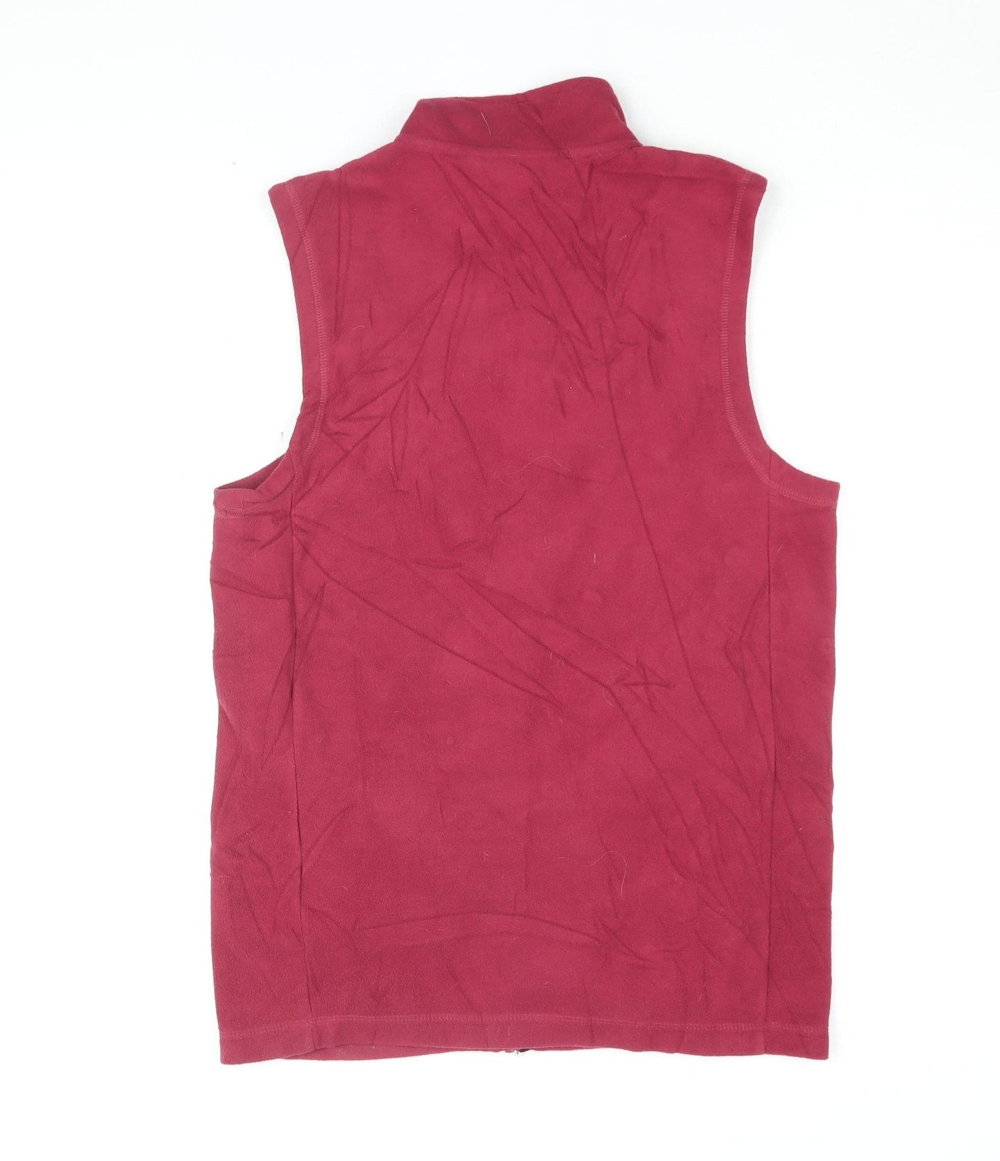Cotton Traders Red Fleece Gilet Women's Size S