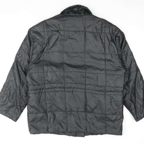 Living Women's Black Quilted Jacket Size 12
