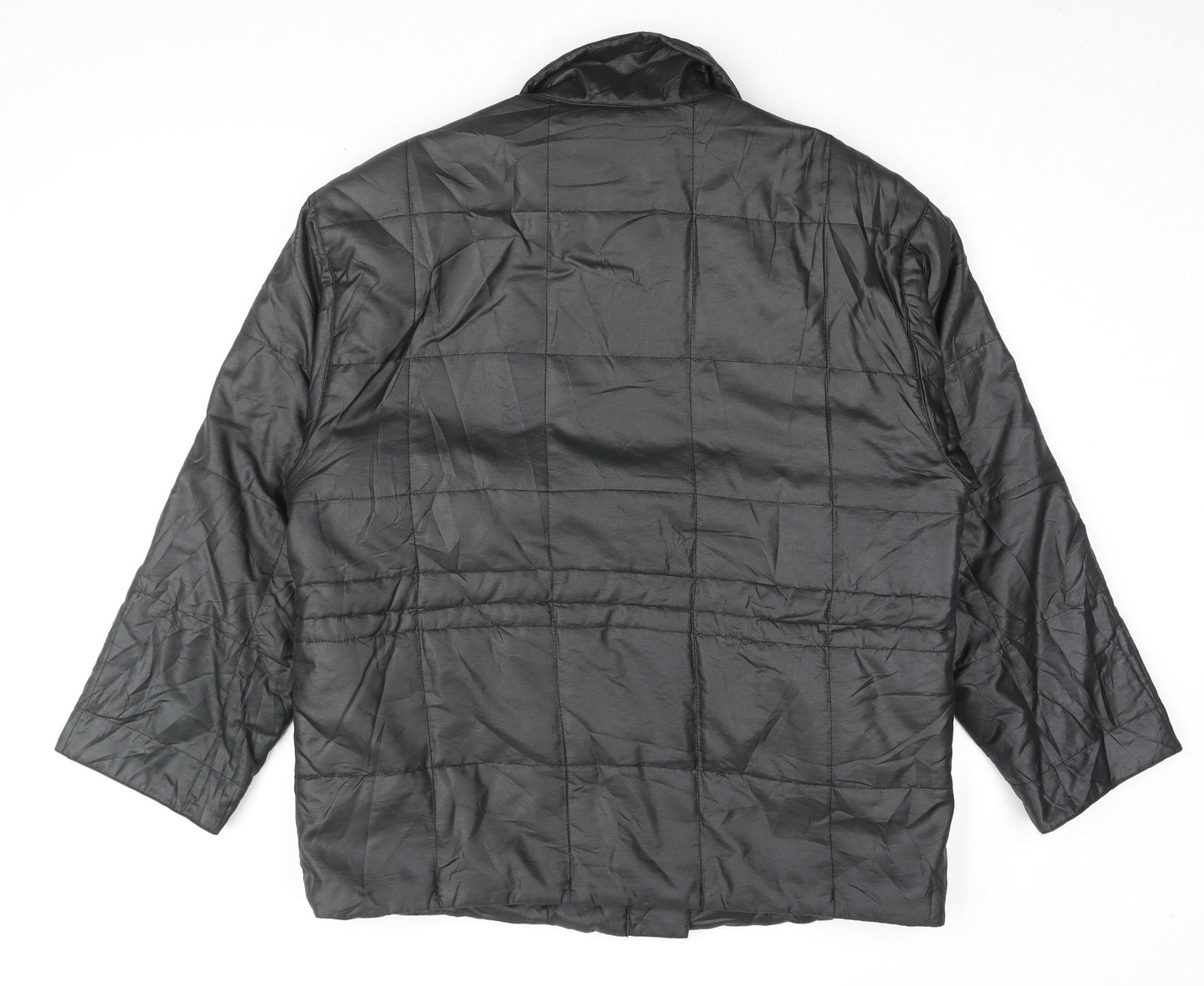 Living Women's Black Quilted Jacket Size 12