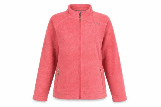 Front view of TOG24 Women's Red Fleece Zip Sweatshirt, size 14-16