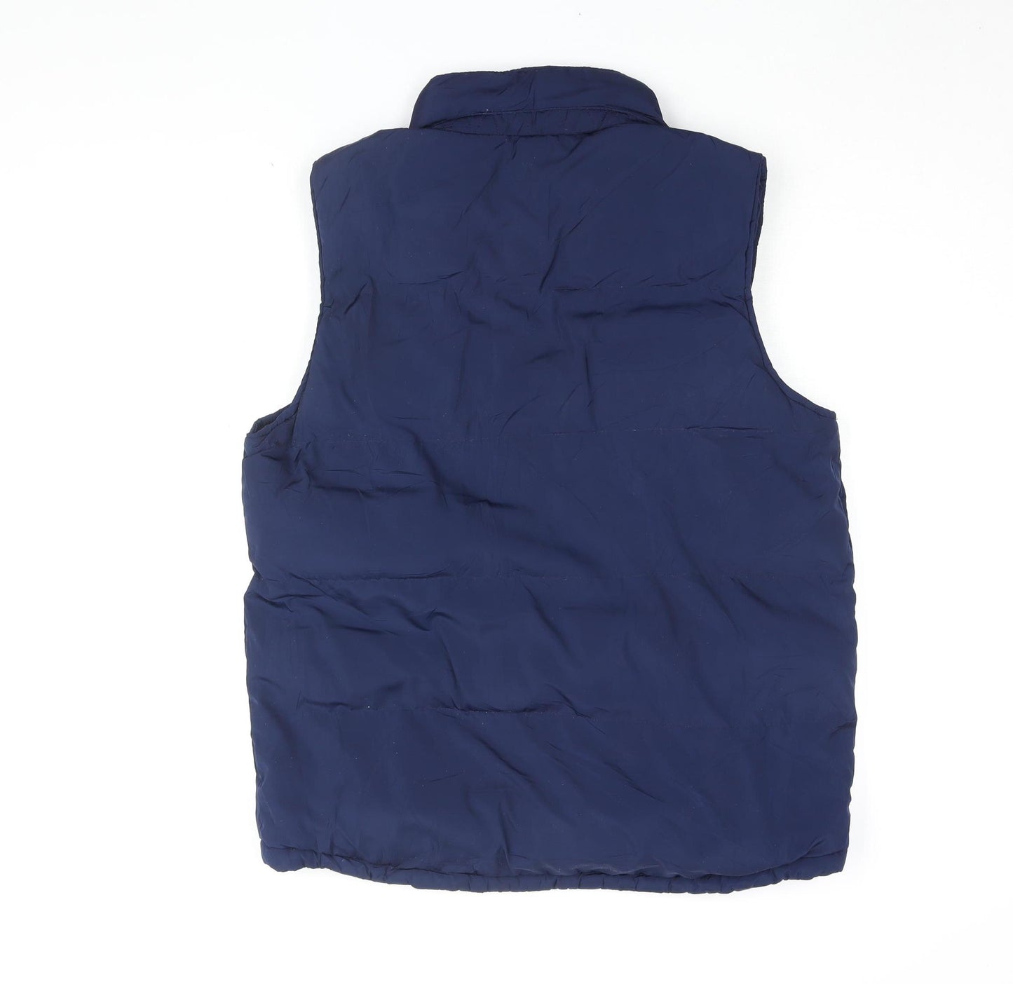 Crew Clothing Co. Men's Blue Puffer Waistcoat, M