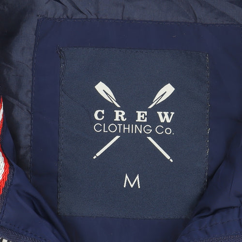 Crew Clothing Co. Men's Blue Puffer Waistcoat, M