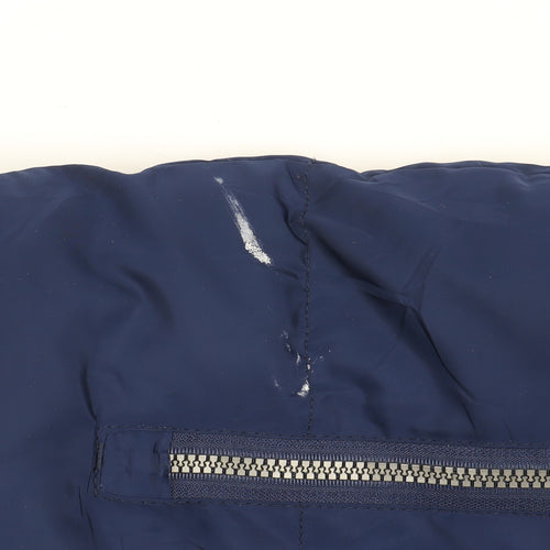 Crew Clothing Co. Men's Blue Puffer Waistcoat, M