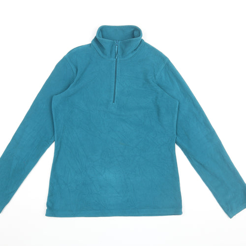Mountain Warehouse Women's Blue Fleece Pullover, Small