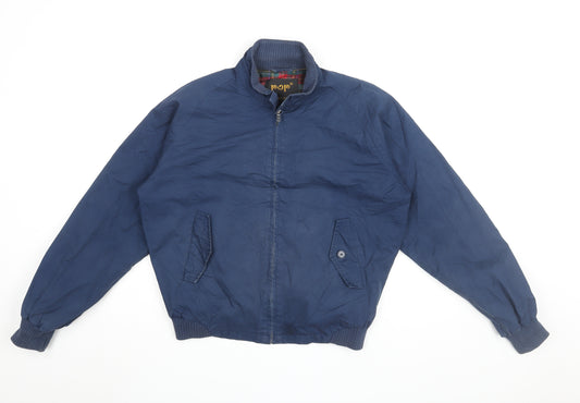 Pop Men's Blue Bomber Jacket - Size S