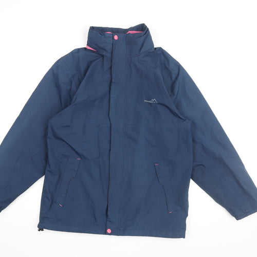 Freedom Trail Women's Blue Rain Coat Jacket Size 4