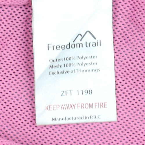 Freedom Trail Women's Blue Rain Coat Jacket Size 4