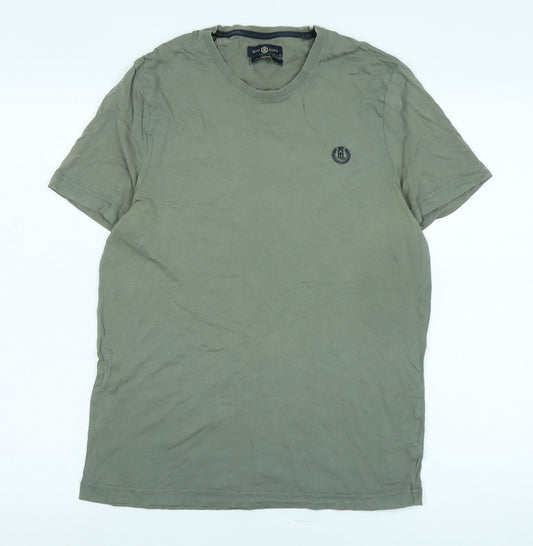 Henri Lloyd Men's Green Crew Neck T-Shirt - Medium