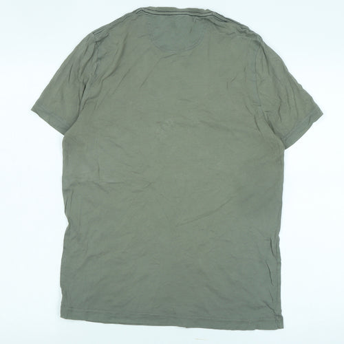 Henri Lloyd Men's Green Crew Neck T-Shirt - Medium