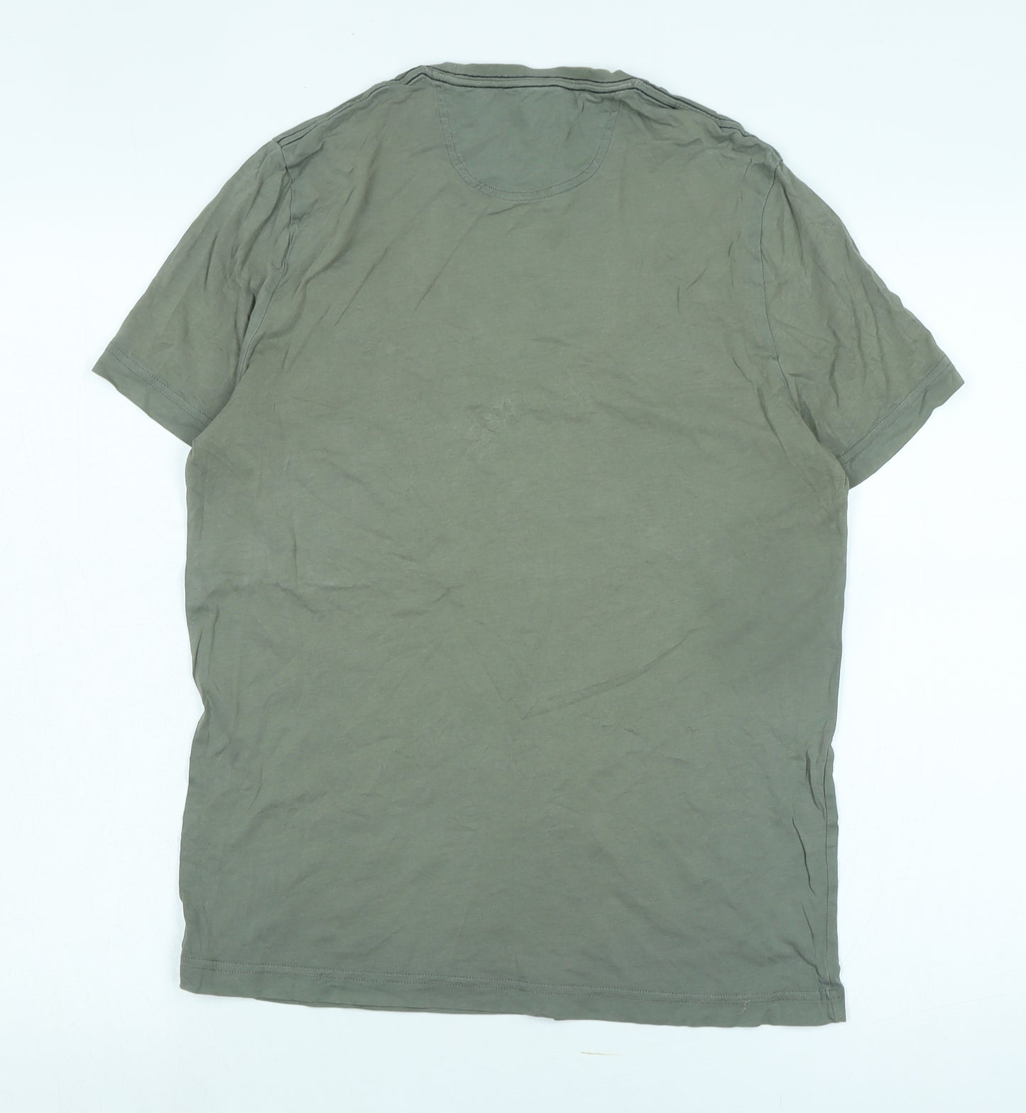 Henri Lloyd Men's Green Crew Neck T-Shirt - Medium