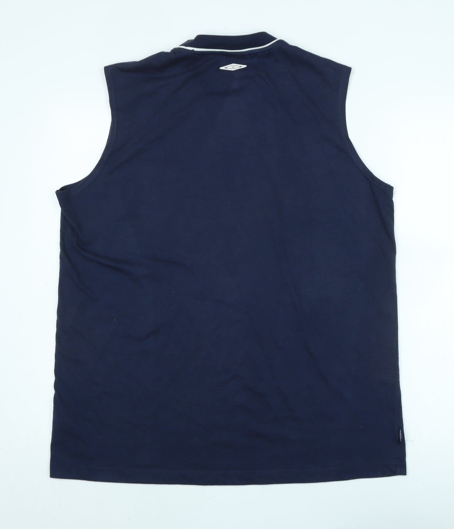 Umbro Men's XL Blue Sleeveless Crew Neck T-Shirt