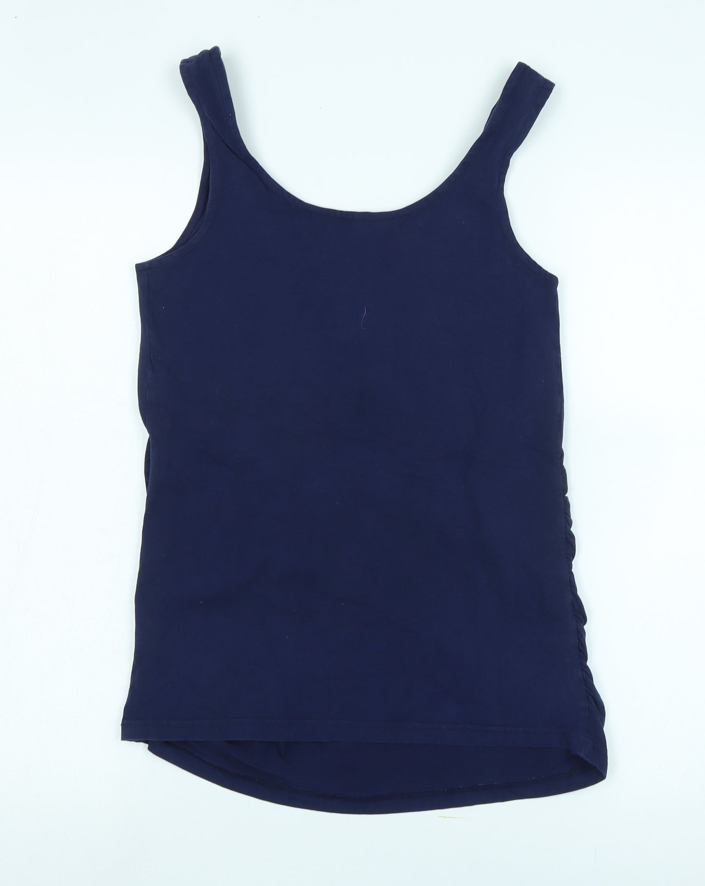 JoJo Maman Bébé Women's Blue Tank Top Size S