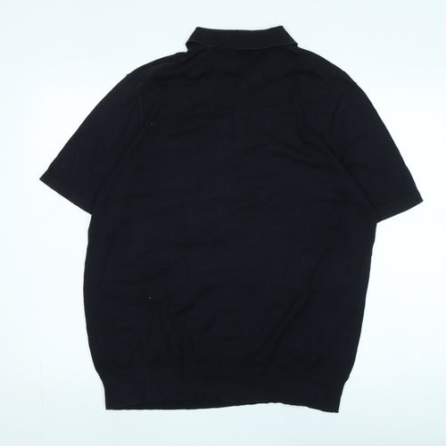J.Crew Men's Black XL Cotton Pullover Jumper