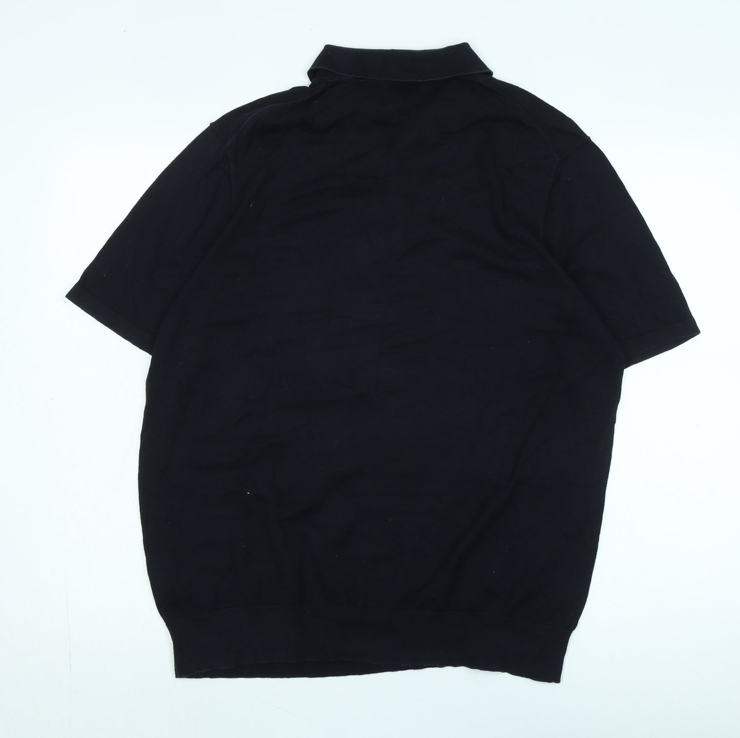 J.Crew Men's Black XL Cotton Pullover Jumper