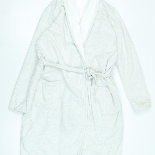 The White Company Women's White Cotton Robe S