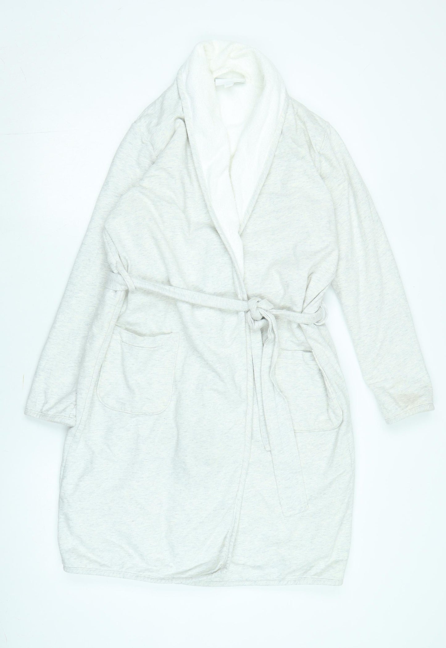 The White Company Women's White Cotton Robe S