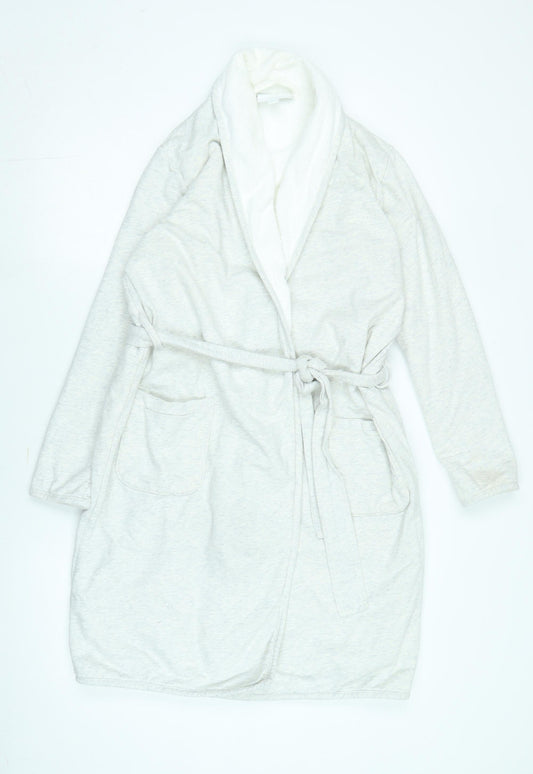 The White Company Women's White Cotton Robe S