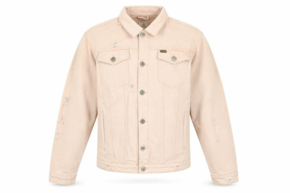 Soul Star Men's Pink Denim Jacket XL Casual