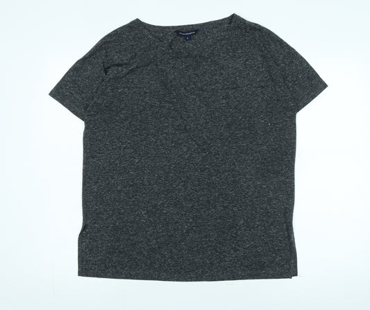 French Connection Women's Grey Basic T-Shirt S Casual