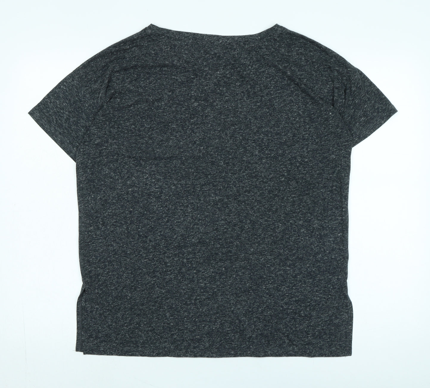 French Connection Women's Grey Basic T-Shirt S Casual