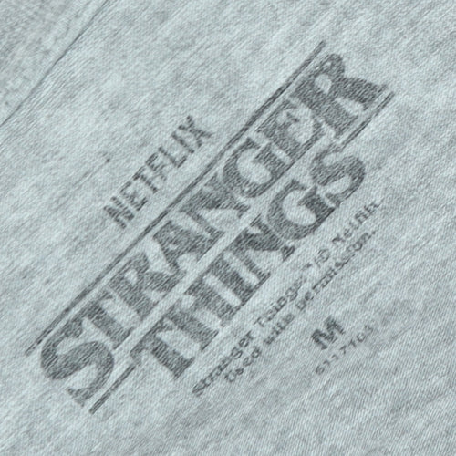 Stranger Things Hellfire Club Men's Grey T-Shirt