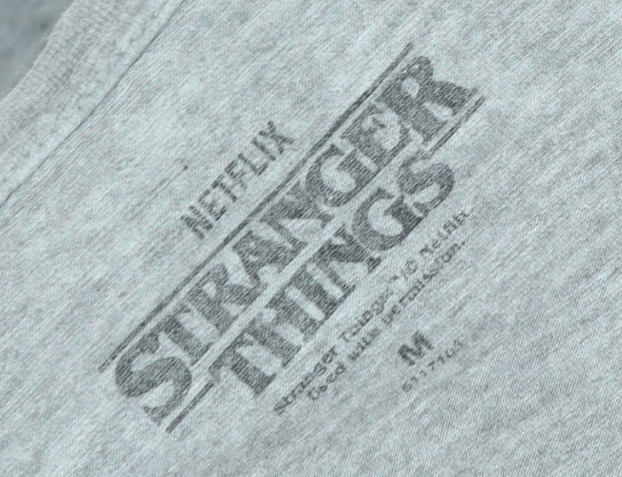 Stranger Things Hellfire Club Men's Grey T-Shirt