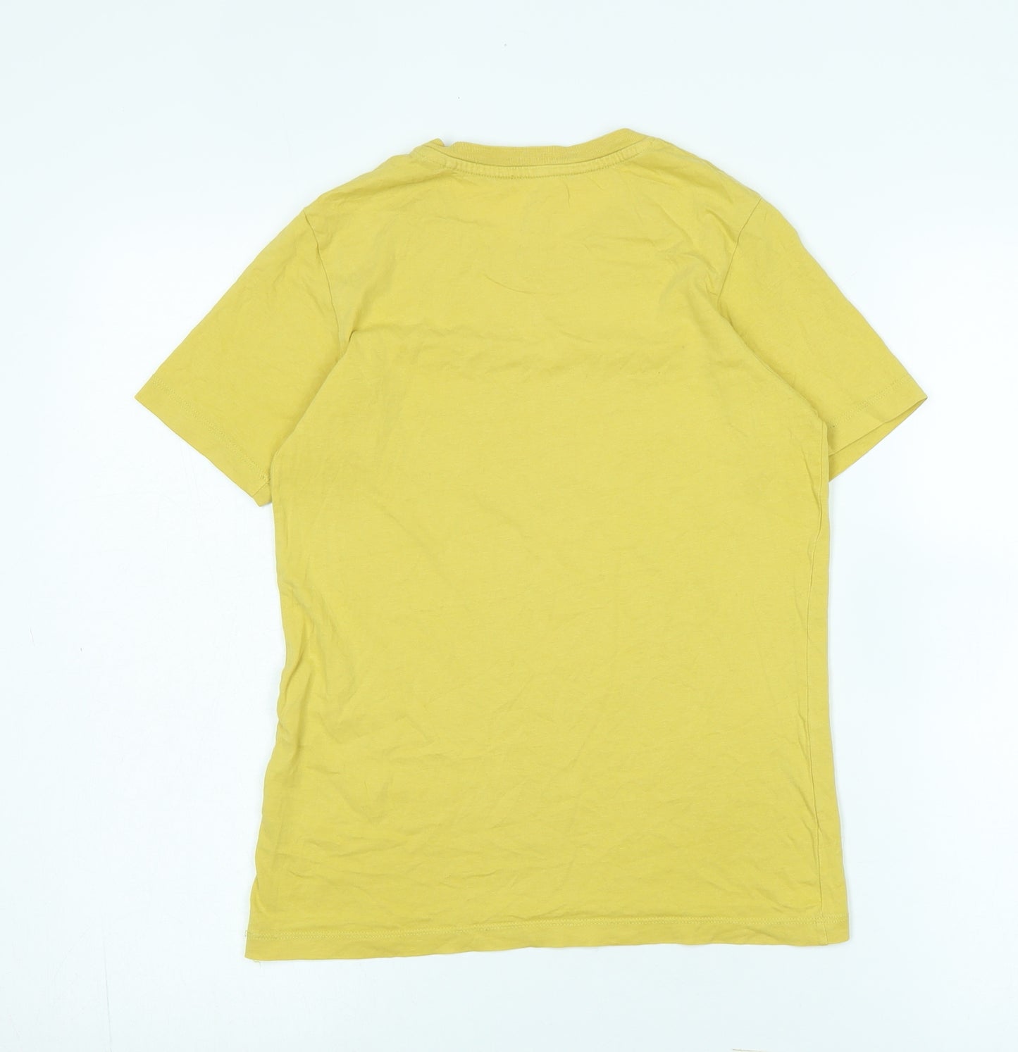 Jack & Jones Boys Yellow Graphic T-Shirt, 11-12 Years, Casual Cotton