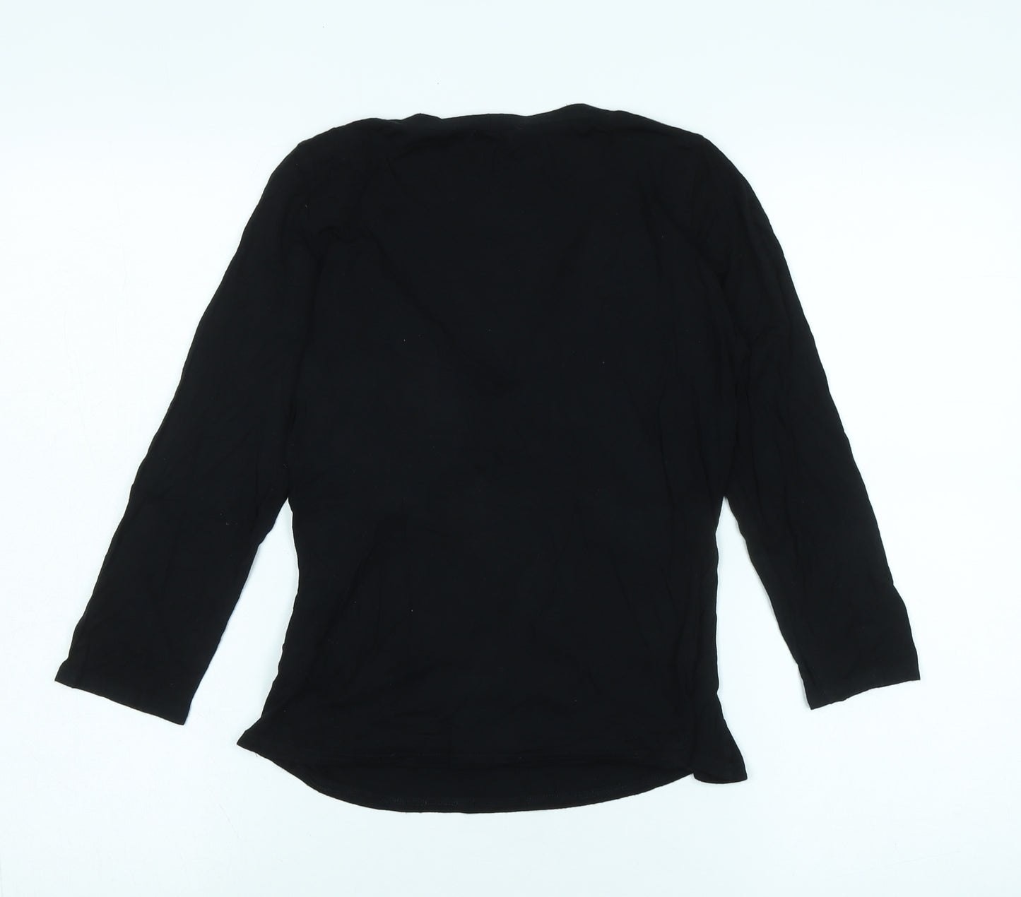 Blooming Marvellous Women's Black 8 Wrap Blouse