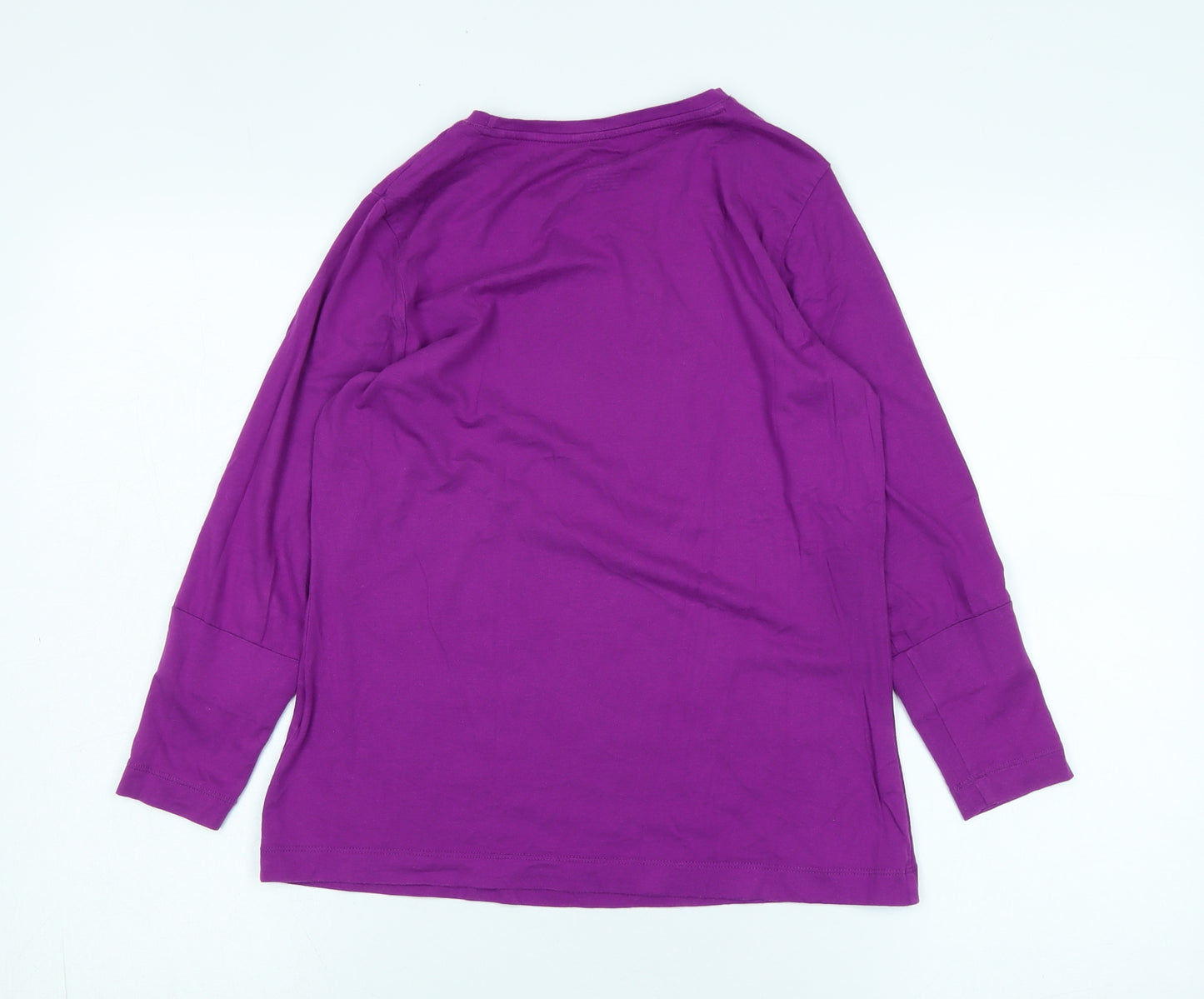 Lands' End Women's Purple Long Sleeve T-Shirt, Petites S