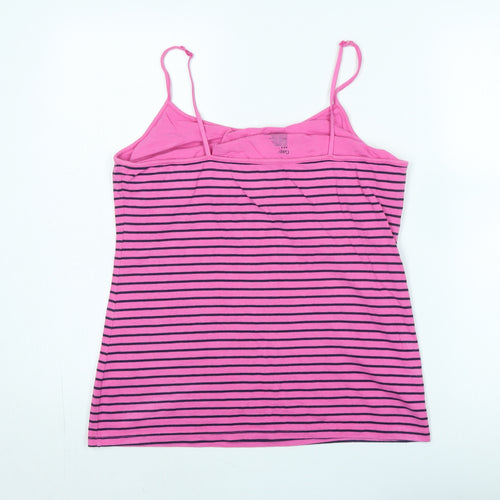 Gap Women's Pink Striped Camisole Tank Top Size L