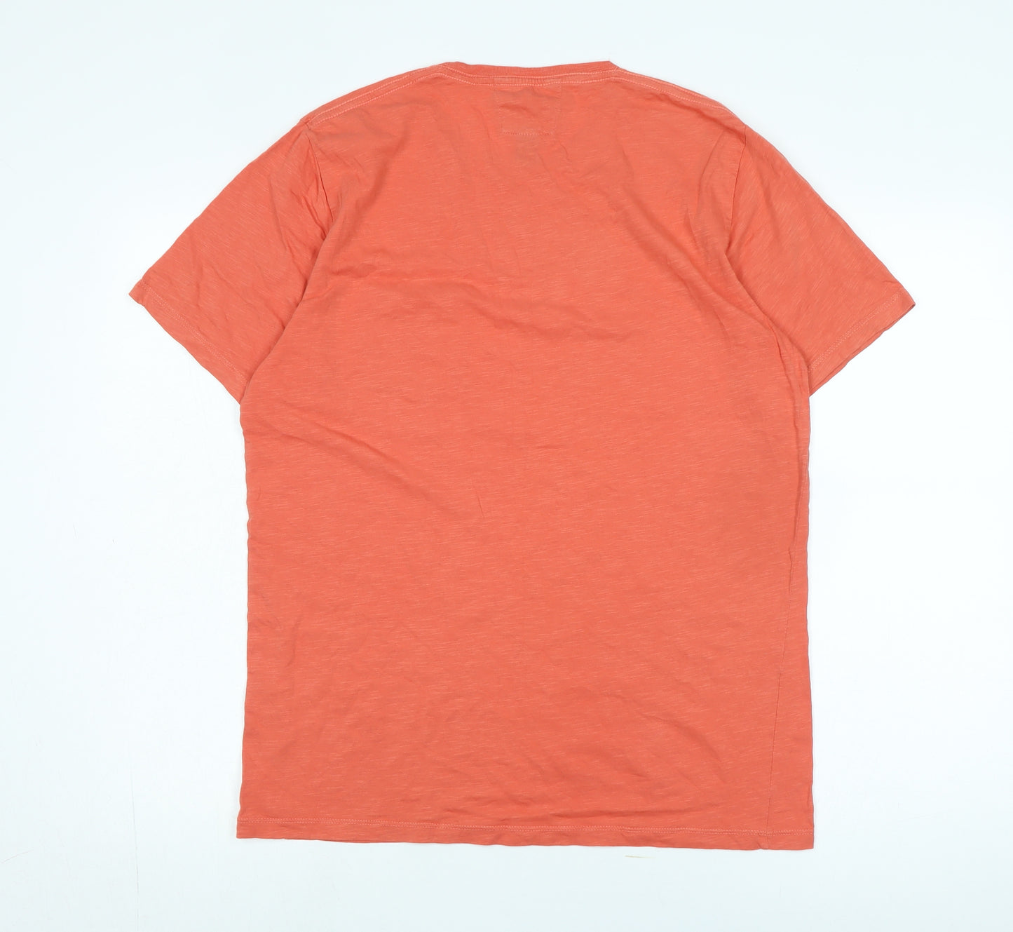 O'Neill Men's Orange Regular Fit Cotton T-Shirt