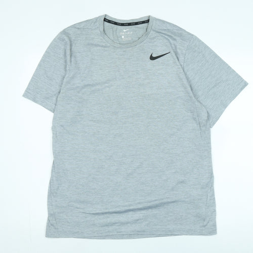 Nike Men's Grey Athletic Dri-Fit T-Shirt L