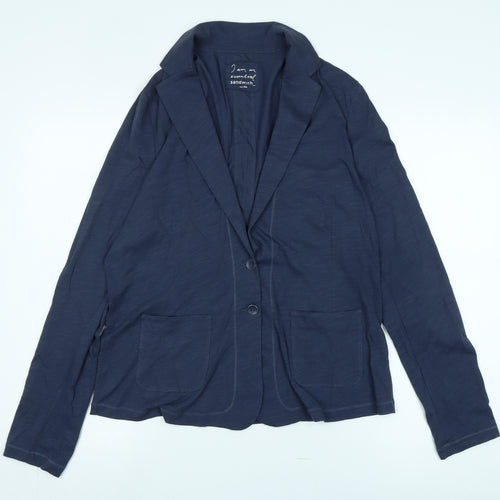 Sandwich Women's Blue Blazer - 2XL, Cotton Blend