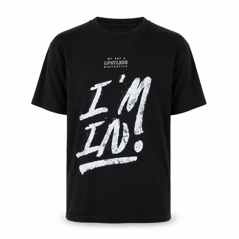 Stars & Stripes Men's Black Graphic Print T-Shirt M